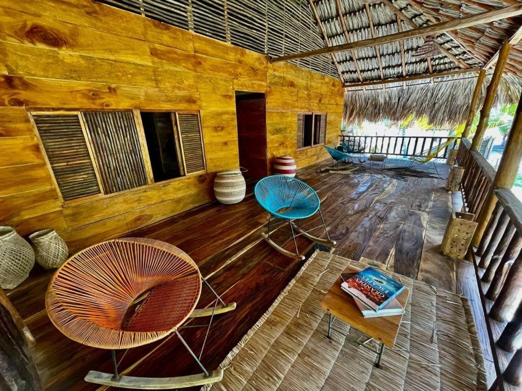 PlayaJaguar Cabaña de playa Monitos Exterior foto